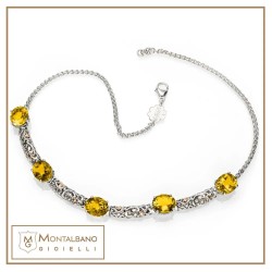 Collana Polvere di Stelle ponti piccoli con pietre